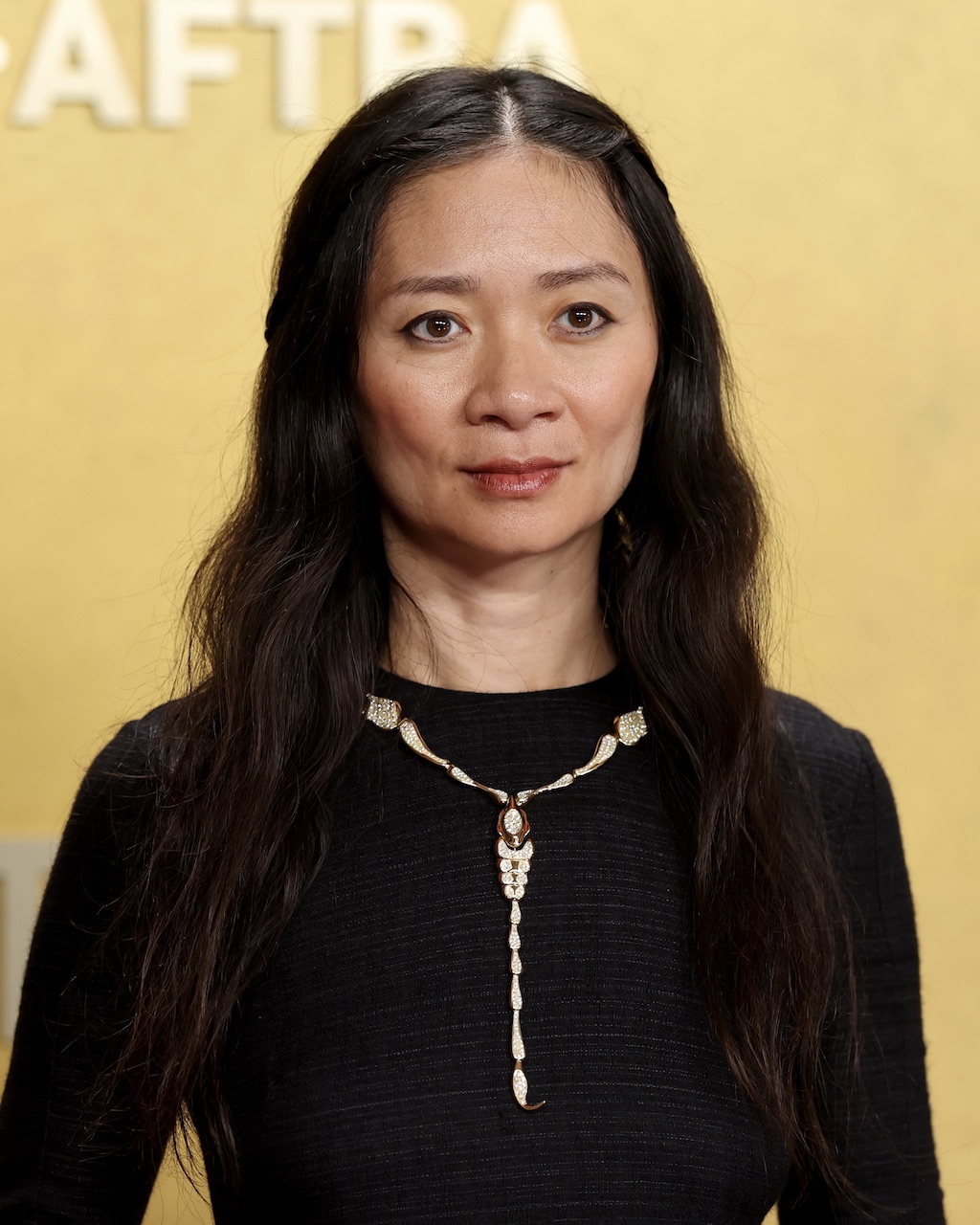 Chloé Zhao Wore Tiffany & Co. Jewelry to the SAG Awards 2026