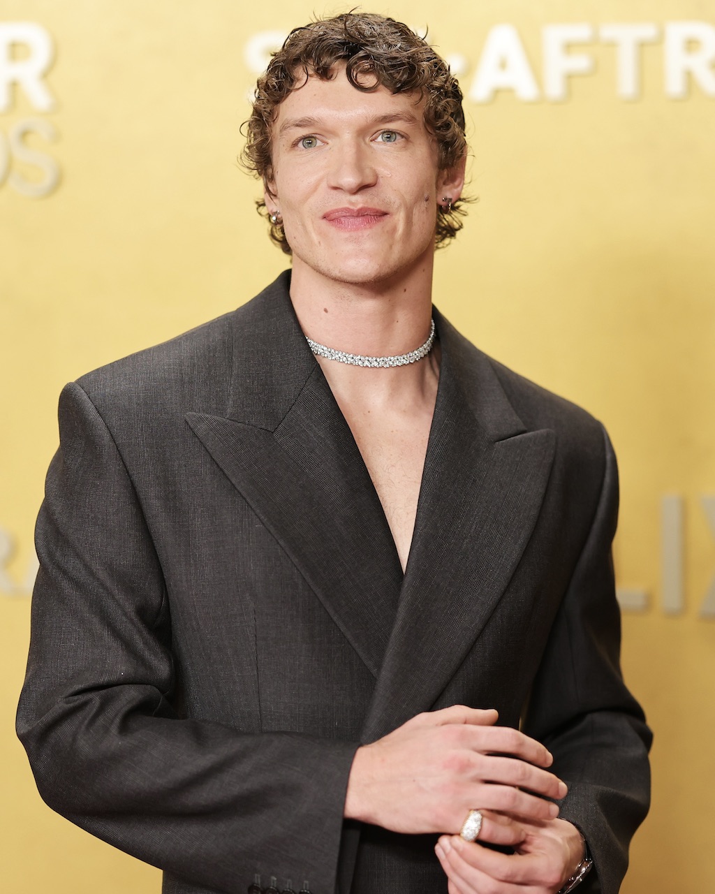 Connor Storrie Wore Tiffany & Co. Jewelry to the SAG Awards 2026