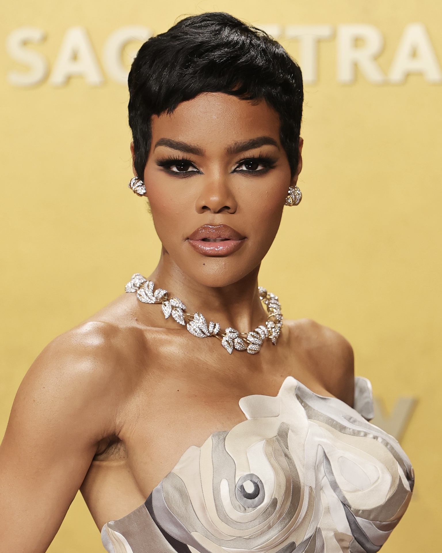 Teyana Taylor Wore Tiffany & Co. Jewelry to the SAG Awards 2026