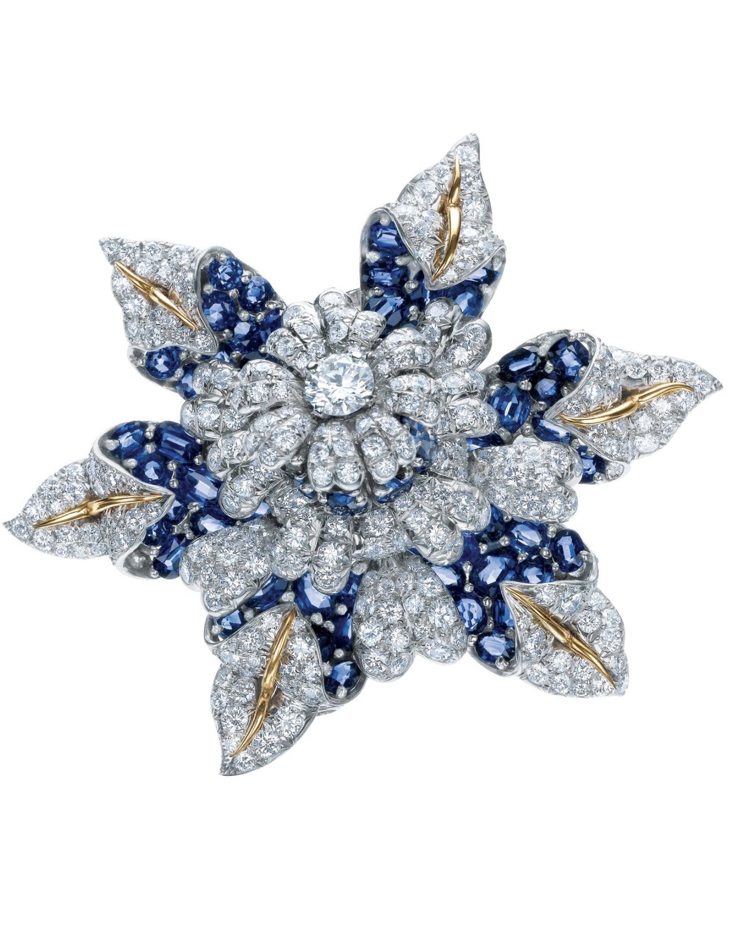 Jean Schlumberger for Tiffany & Co. ‘Fleur de Mer’ Sapphire and Diamond Brooch