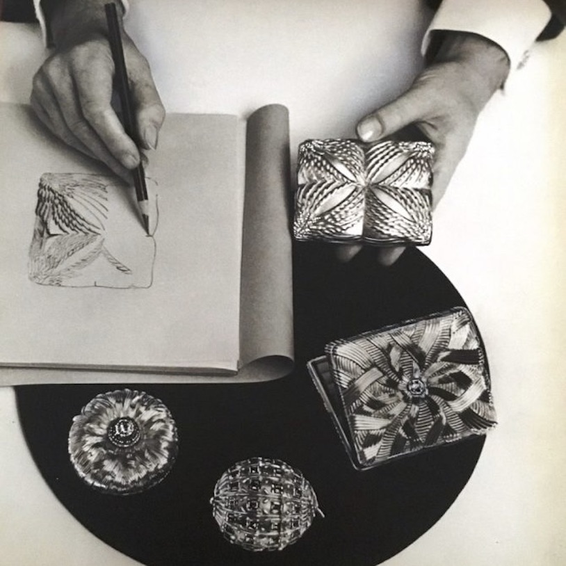 Jean Schlumberger at work. (Courtesy of Tiffany & Co.) 