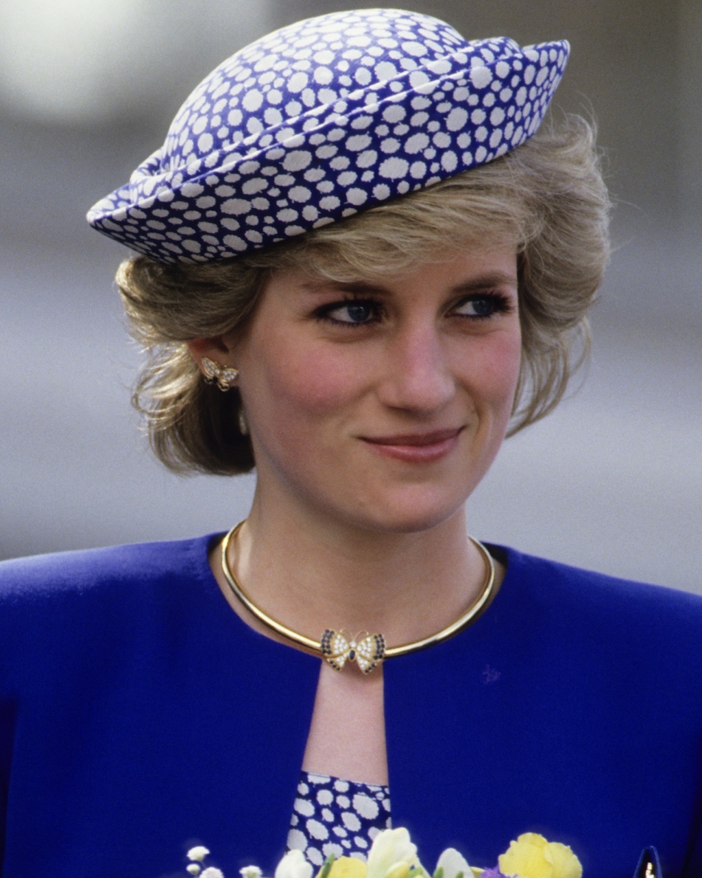 Insect Jewelry: Princess Diana butterfly earrings butterfly necklace