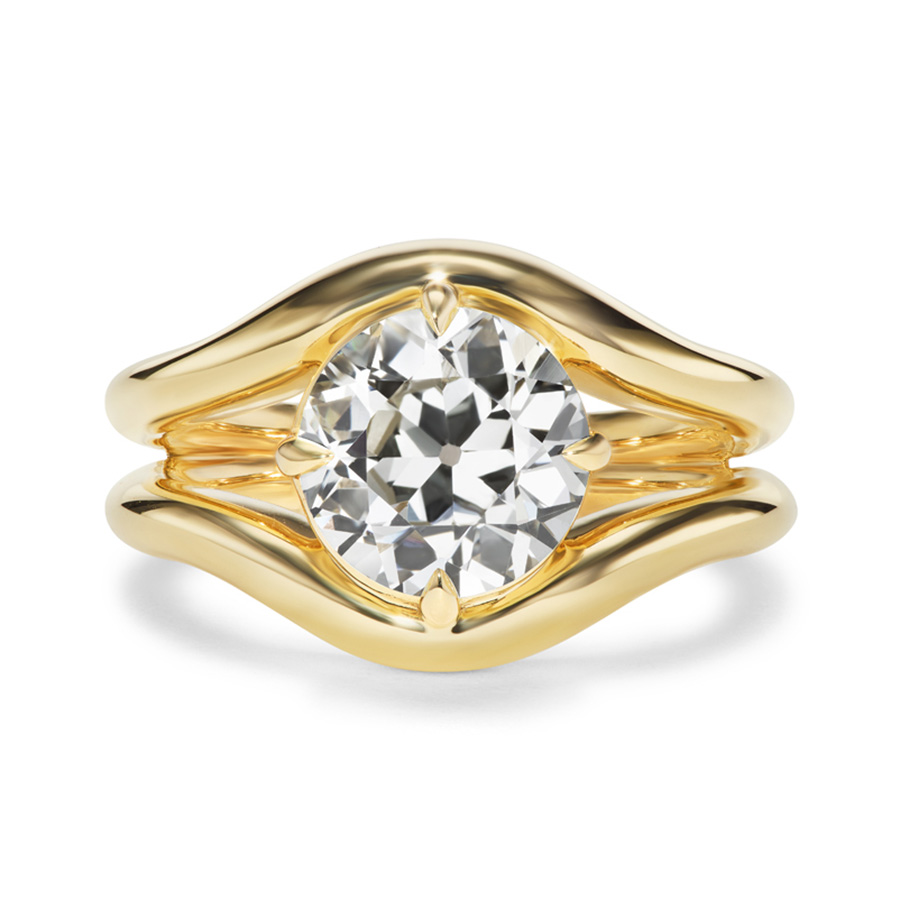 double band engagement rings