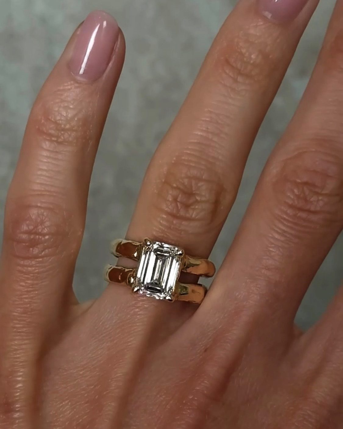 double band engagement rings