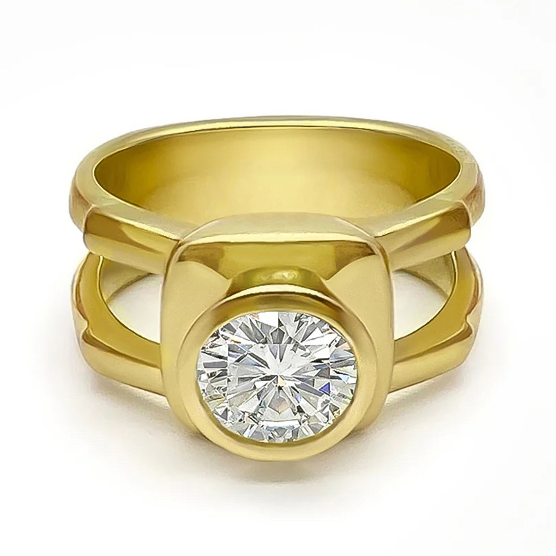 double band engagement rings