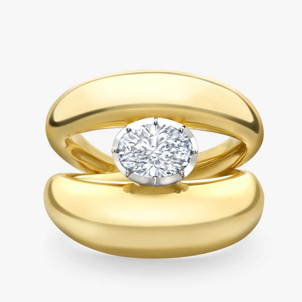 double band engagement rings