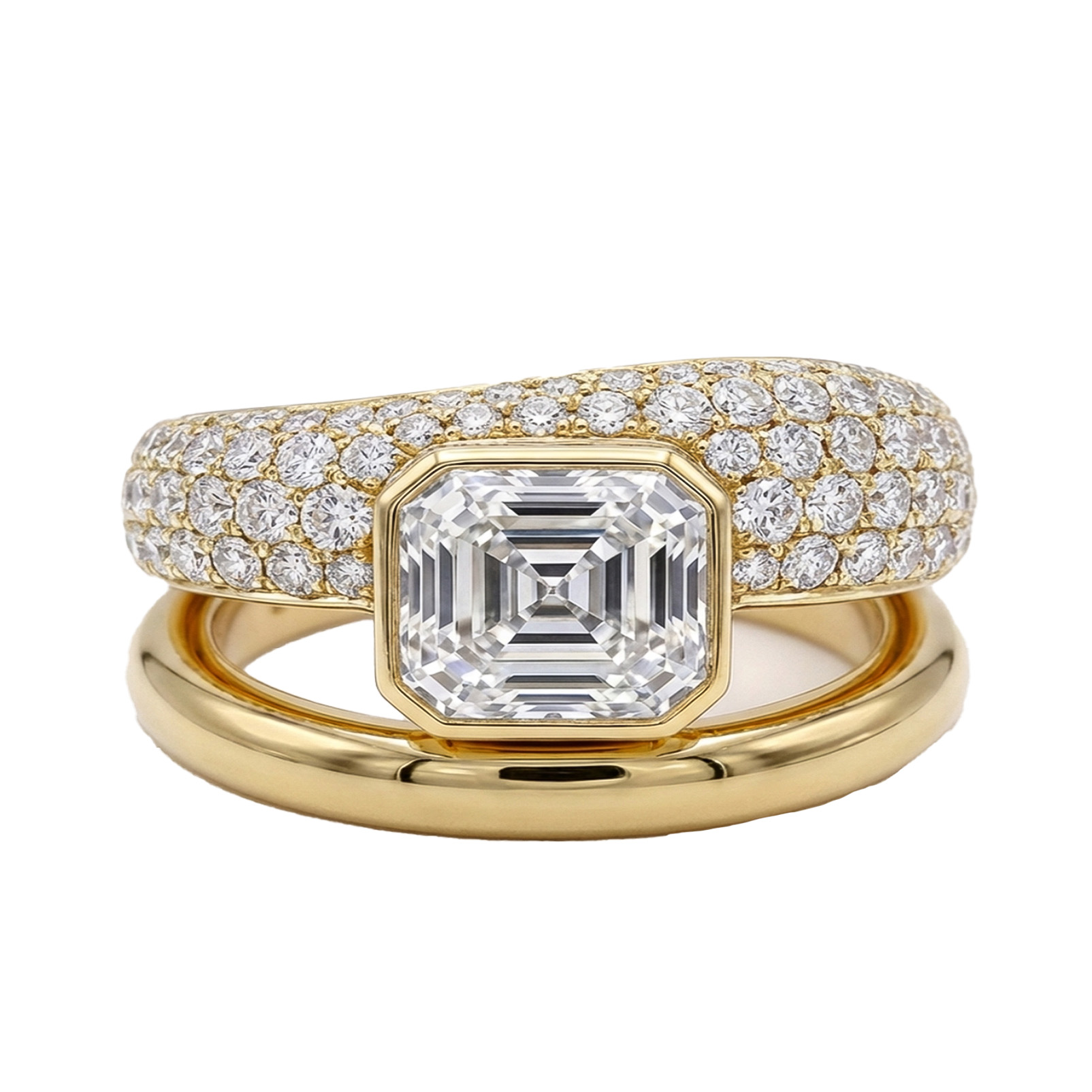 double band engagement rings