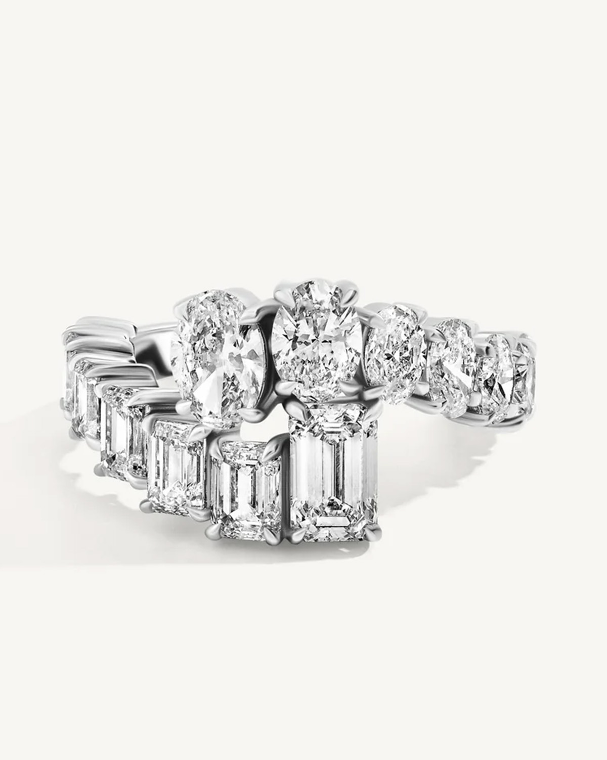 symbolic engagement rings: bypass ring