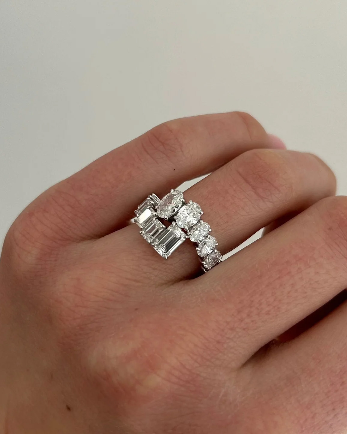 symbolic engagement rings: bypass ring