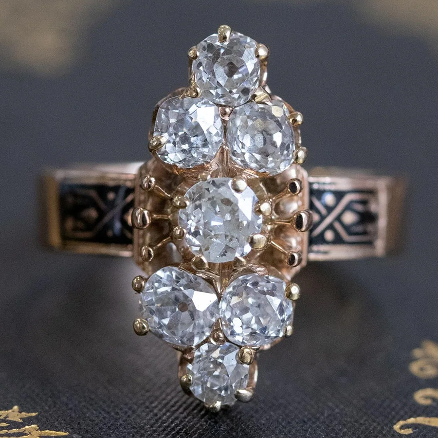 Victorian engagement rings
