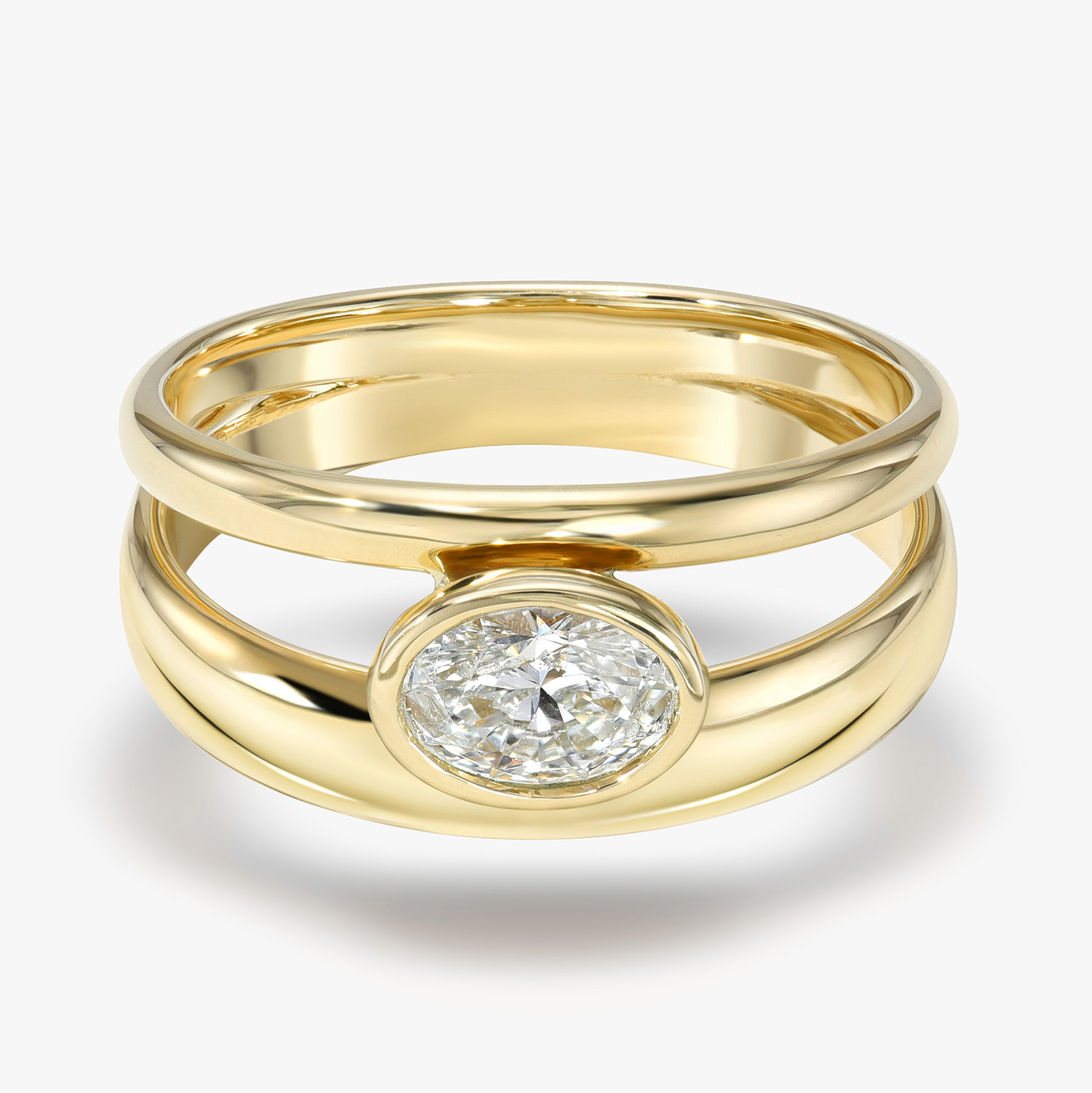 double band engagement rings