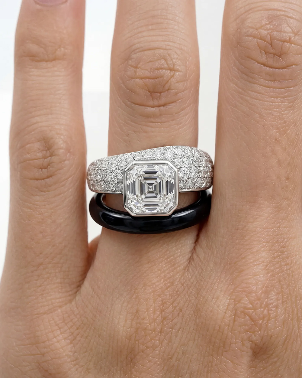 double band engagement rings