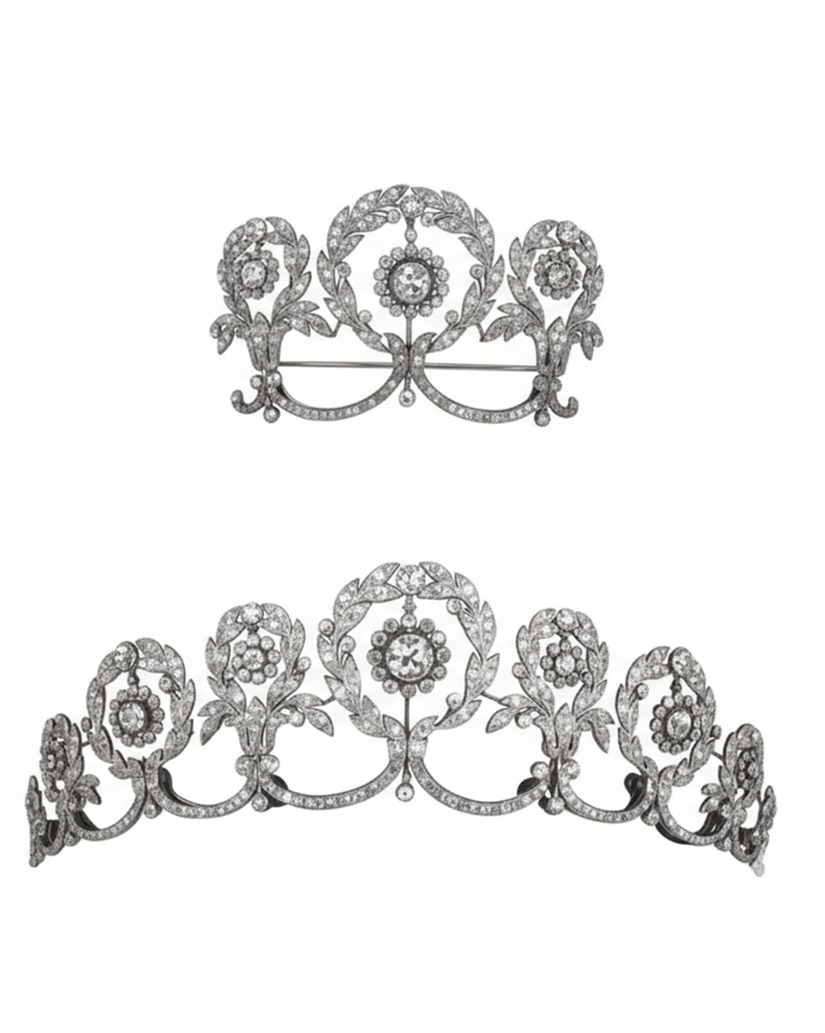 Gartier garland tiara created for heiress Ada Ismay (Courtesy of Christie's)