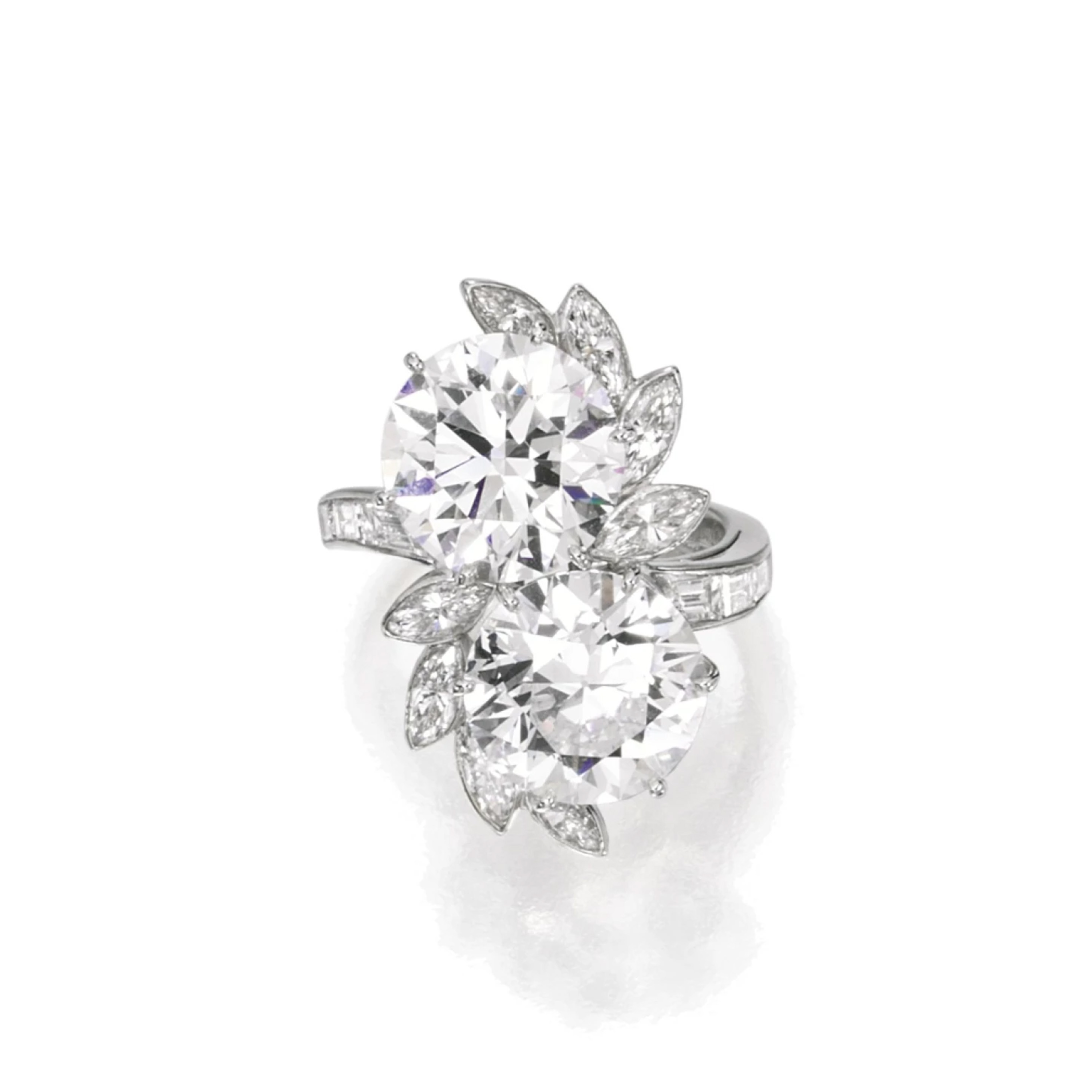 Brooke Astor's Van Cleef & Arpels Crossover Diamond Ring