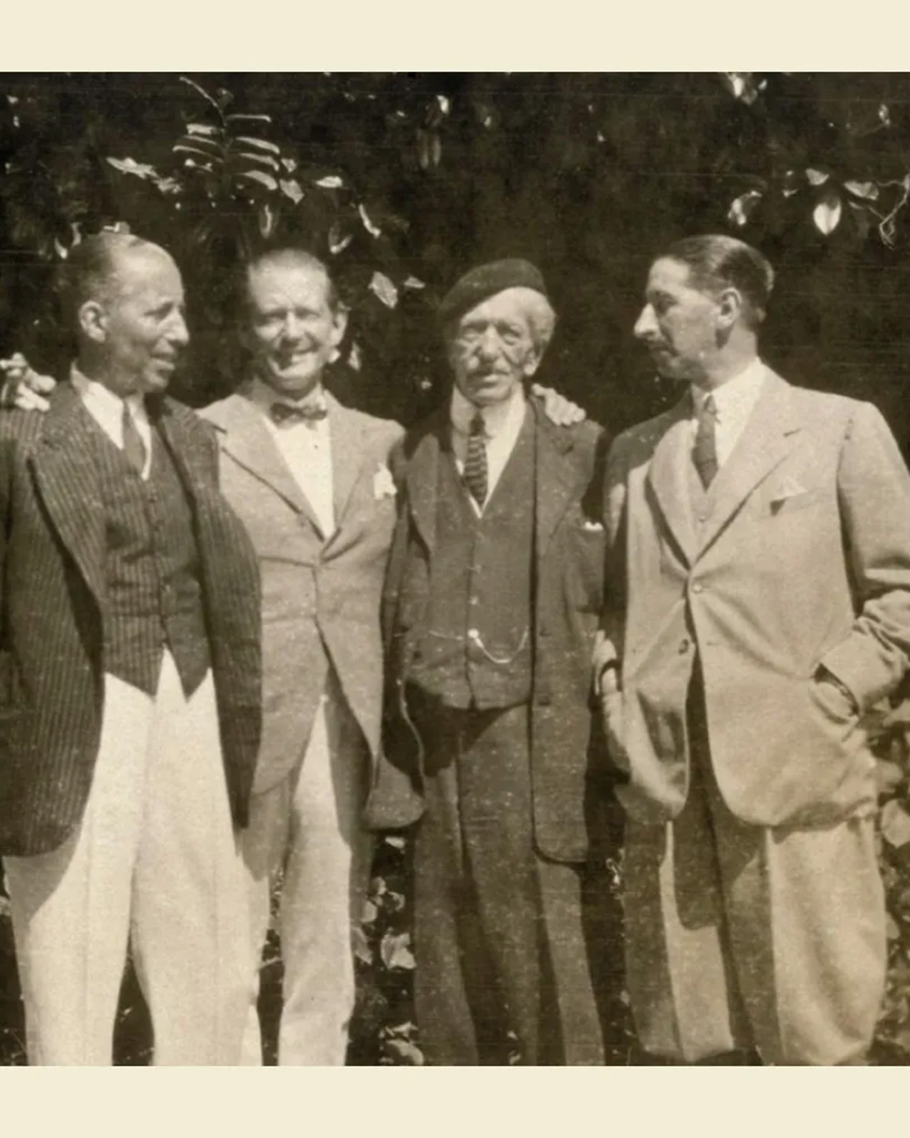 Alfred Cartier and his sons Louis, Pierre, and Jacques.