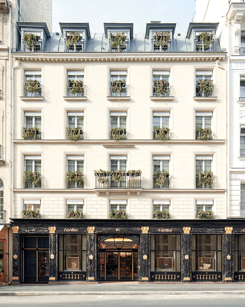 Cartier on Rue de la Paix. 