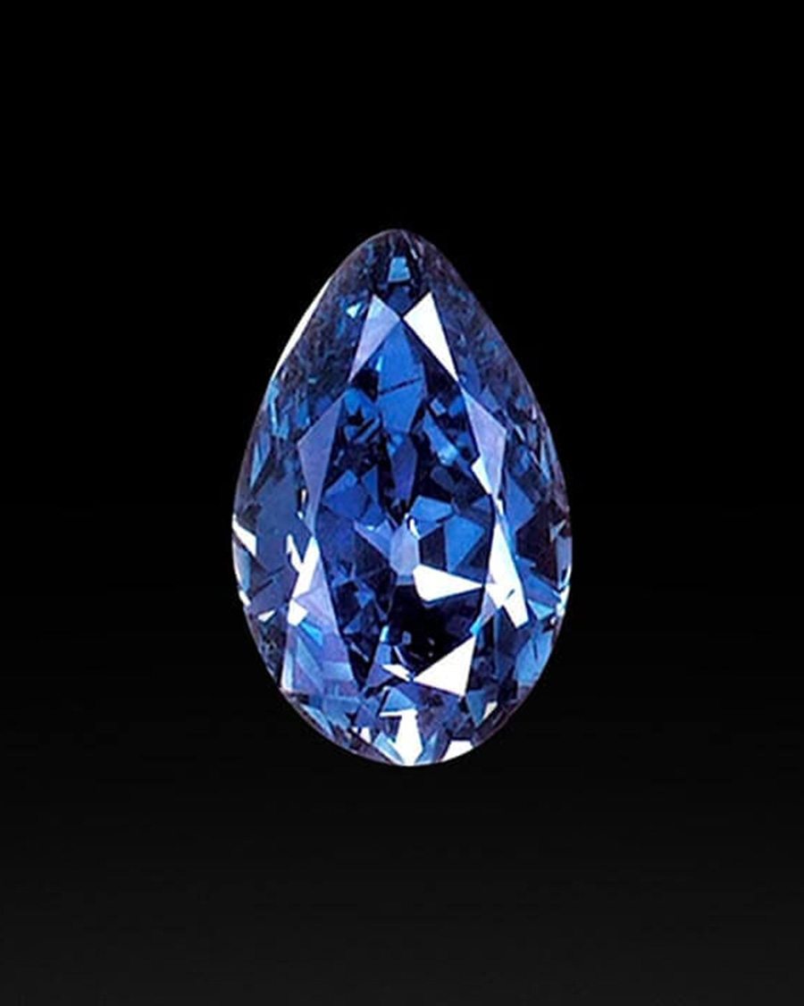 The Tereshchenko Diamond, now called the Mouawad Blue Diamond (Courtesy of Mouawad)