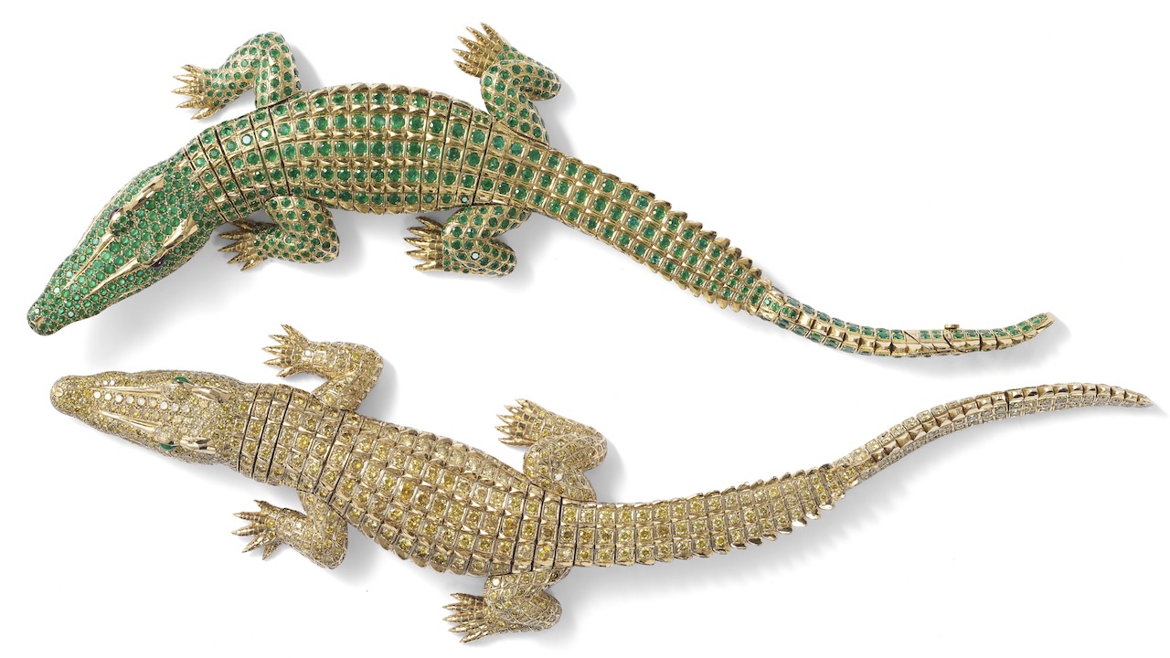 Maria Félix Cartier Crocodile necklace