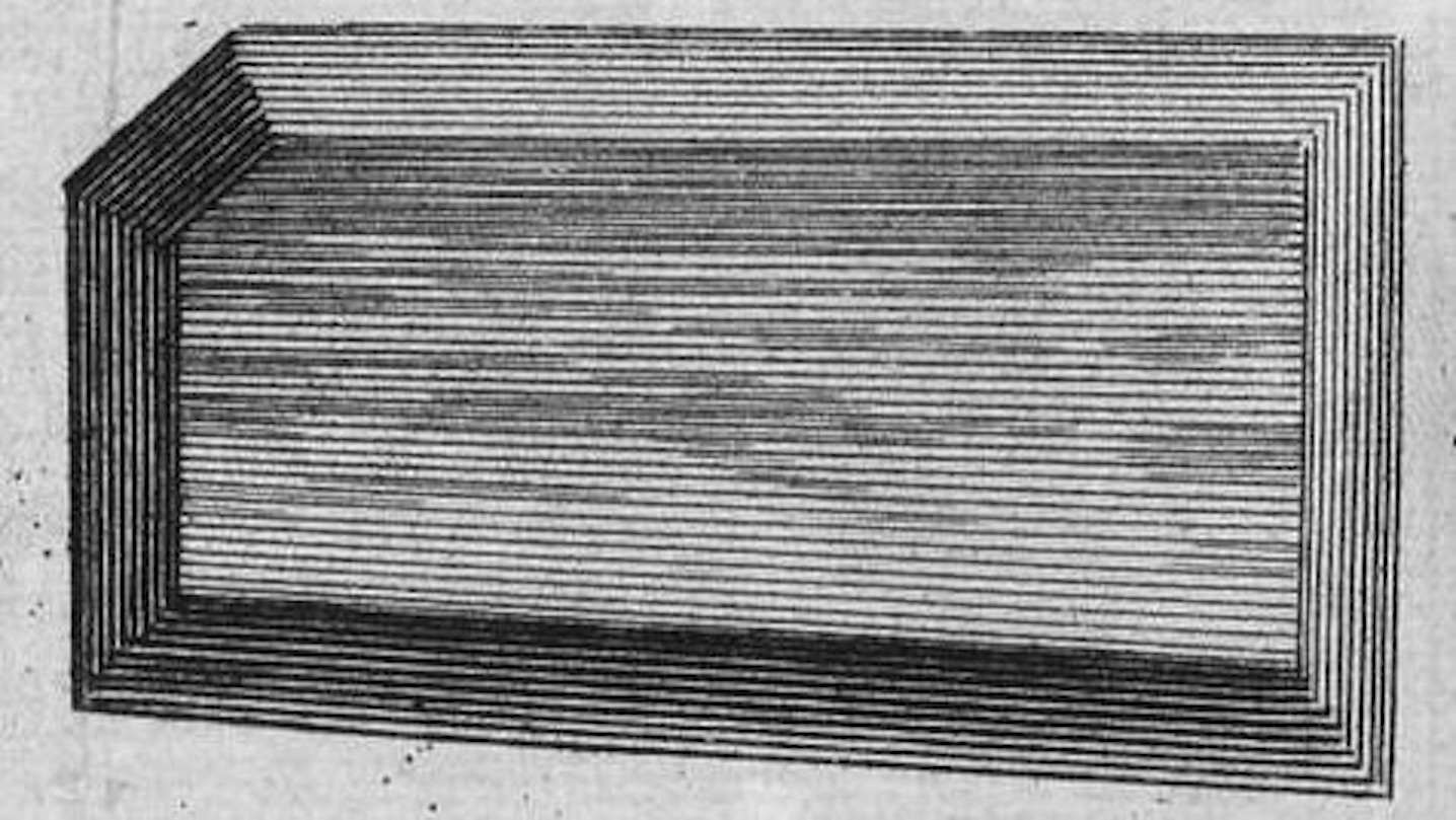 The Great Table Drawing by Jean-Baptiste Tavernier, circa 1676.