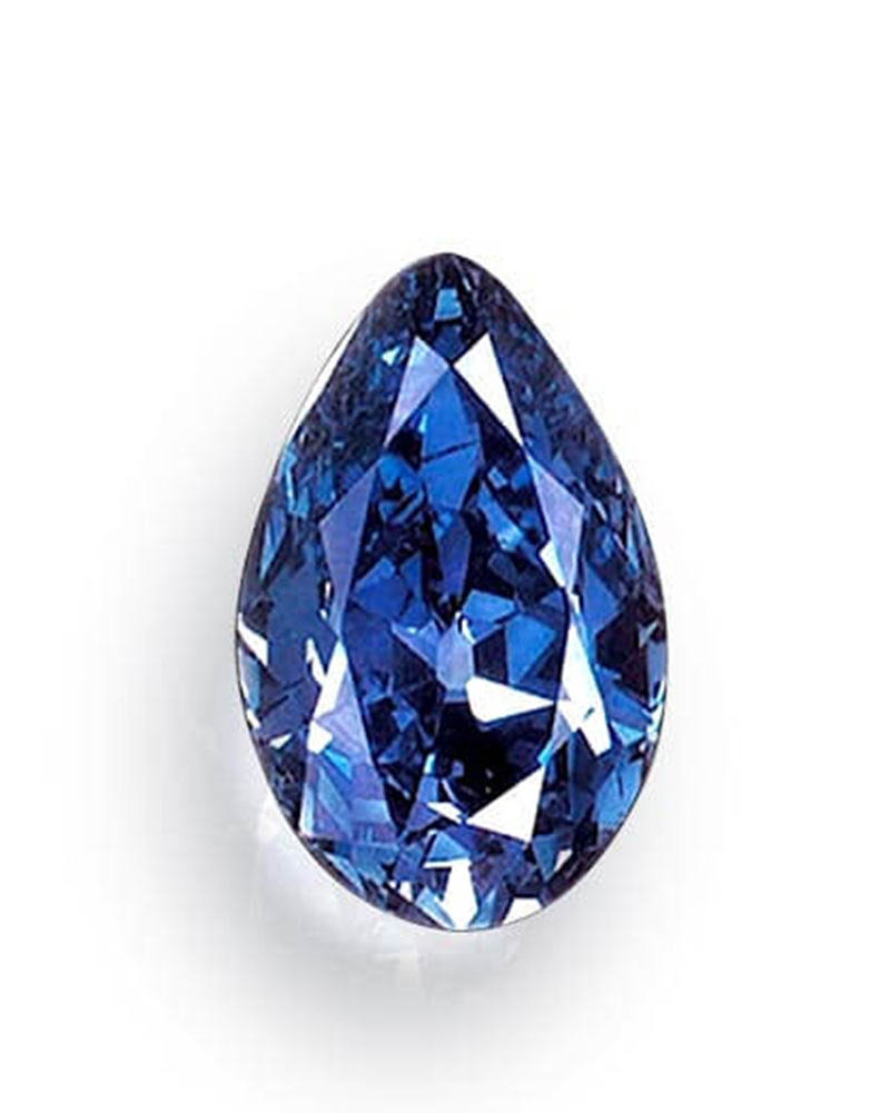 The Tereshchenko Diamond, now called the Mouawad Blue (Courtesy of Mouawad)