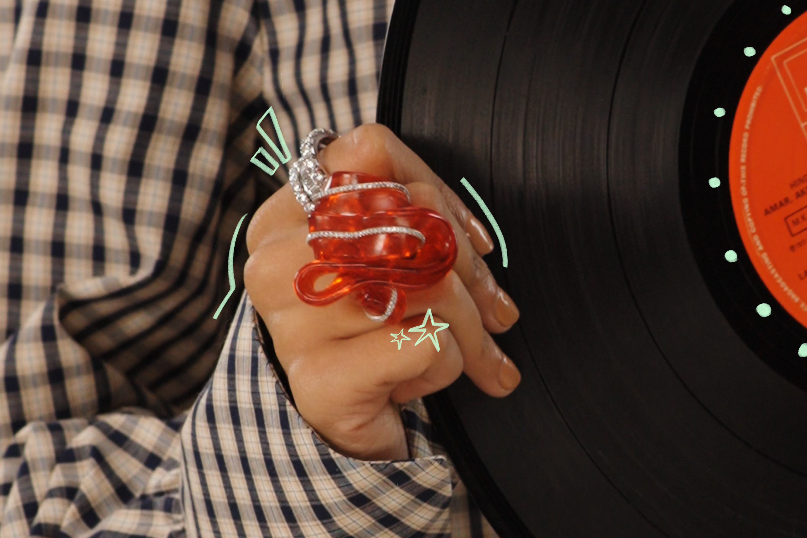 Natural Diamonds chunky statement rings.