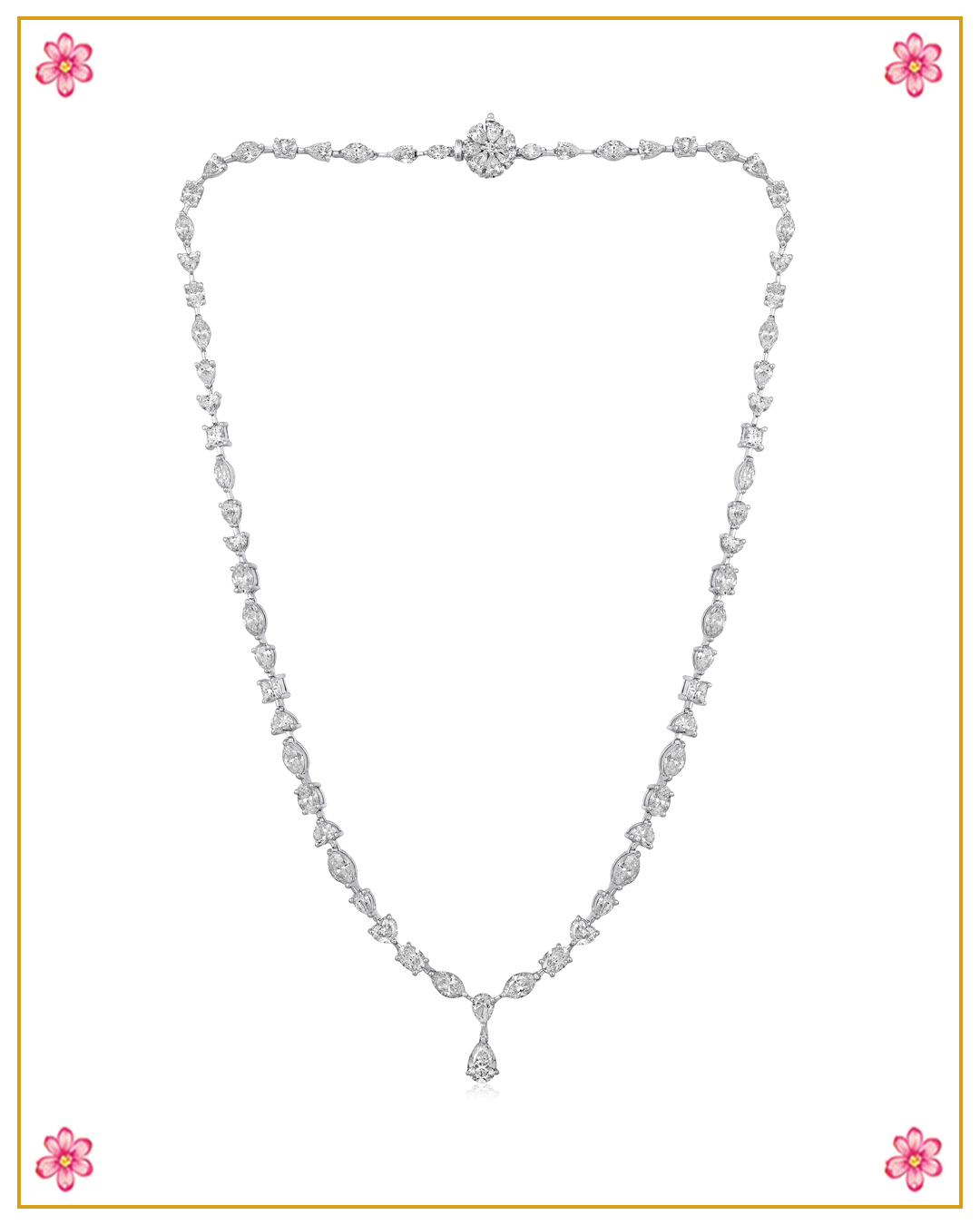 Natural Diamond Necklace
