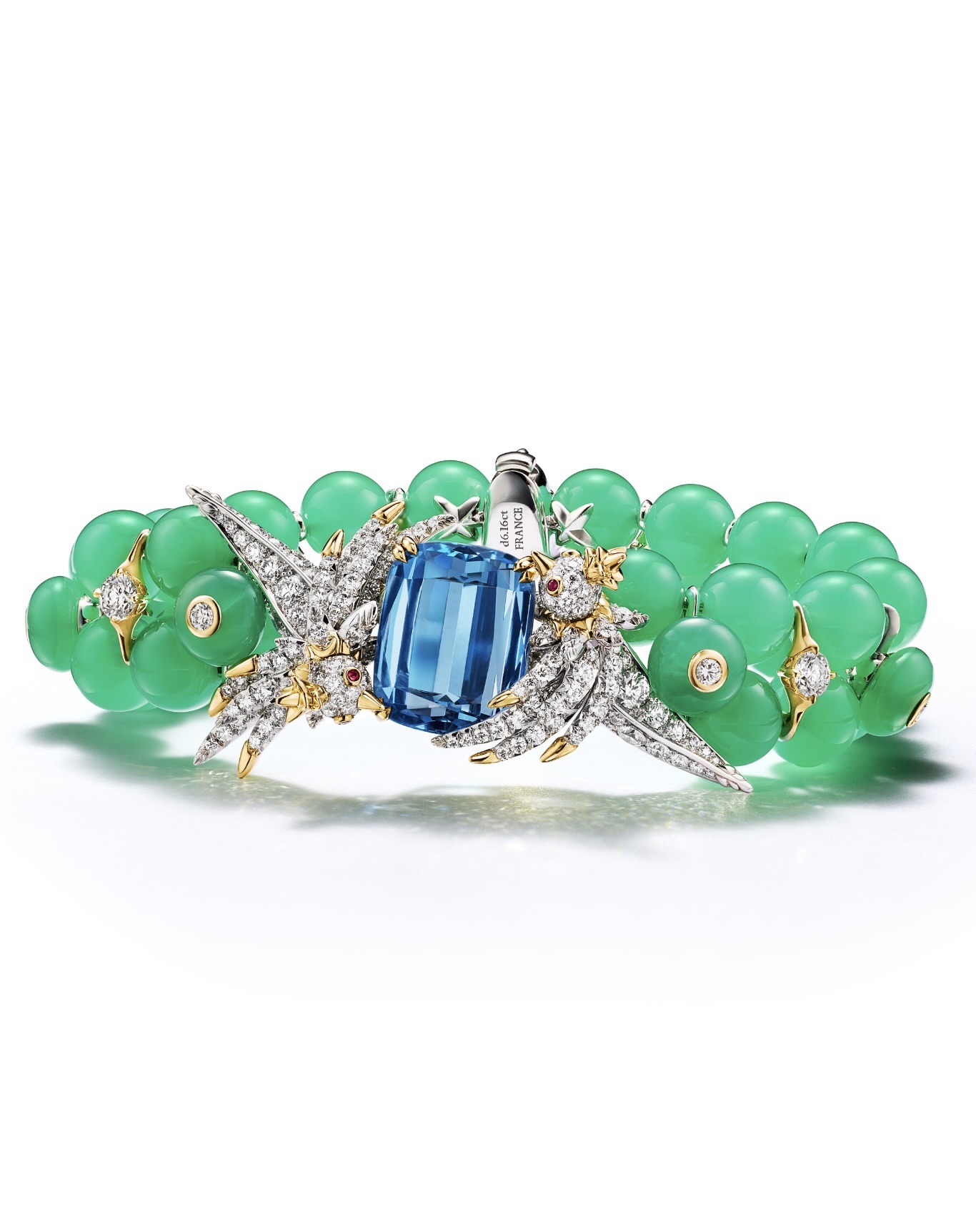 Bird on a Rock Bracelet from the Tiffany & Co. Blue Book 2026: Hidden Garden collection (Courtesy of Tiffany & Co.)