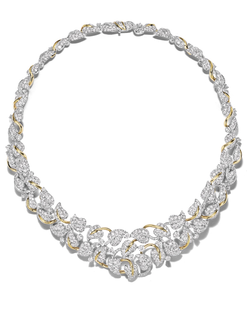 Diamond Monarch Necklace from the Tiffany & Co. Blue Book 2026: Hidden Garden collection (Courtesy of Tiffany & Co.)