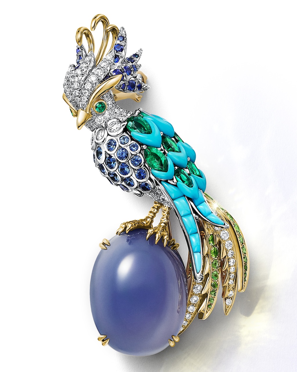 Paradise Bird from the Tiffany & Co. Blue Book 2026: Hidden Garden collection (Courtesy of Tiffany & Co.)