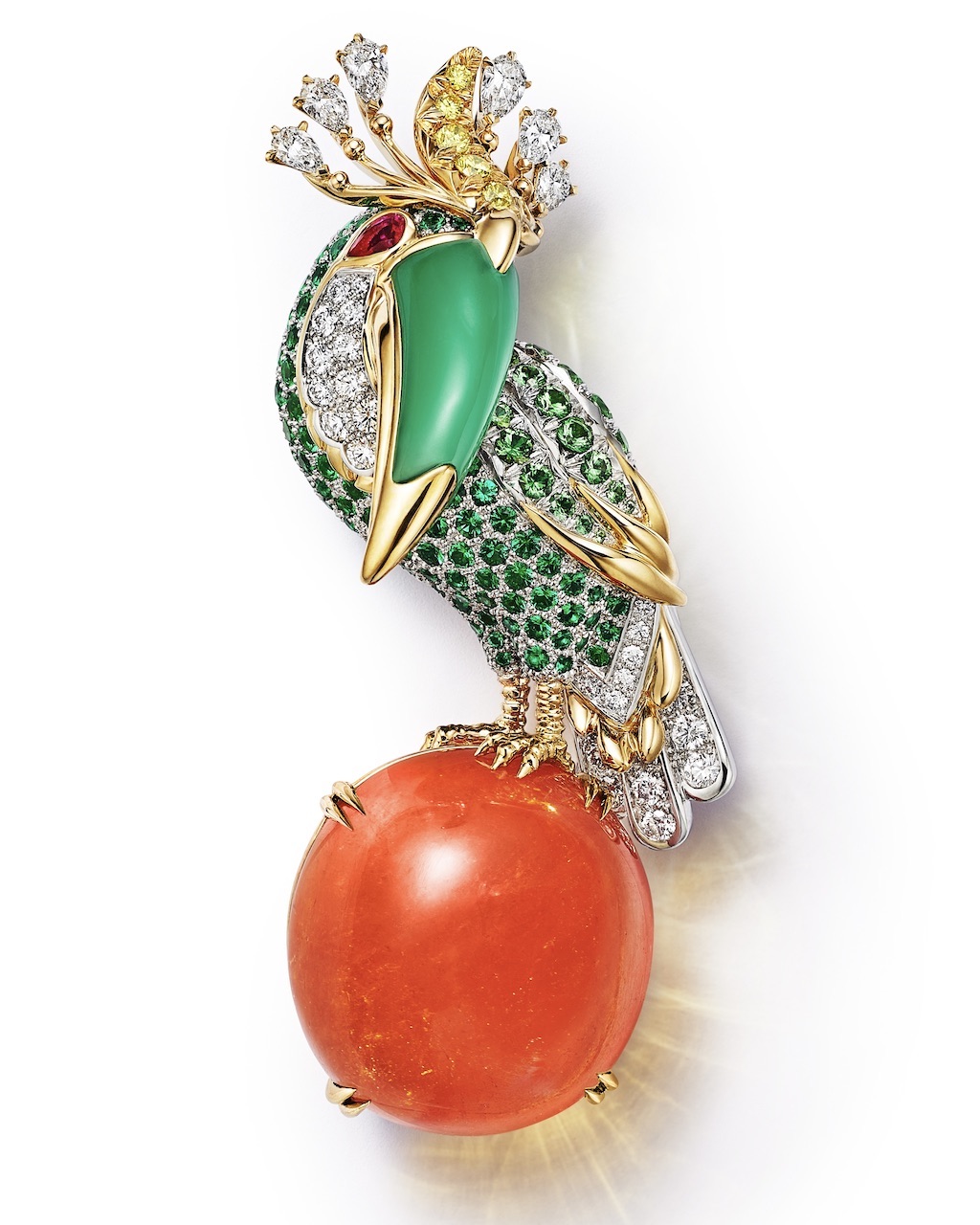 Paradise Bird from the Tiffany & Co. Blue Book 2026: Hidden Garden collection (Courtesy of Tiffany & Co.)