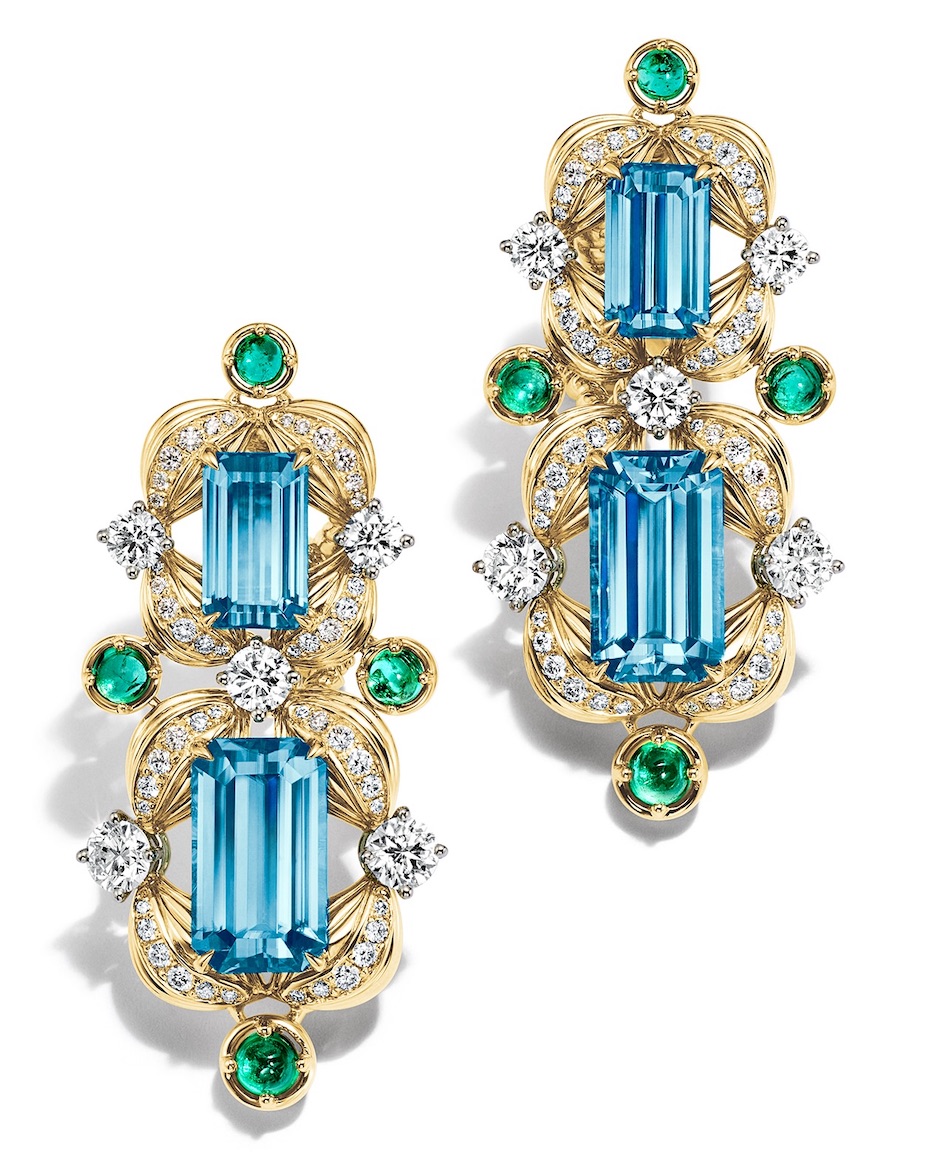 Daisy Earrings from the Tiffany & Co. Blue Book 2026: Hidden Garden collection (Courtesy of Tiffany & Co.)