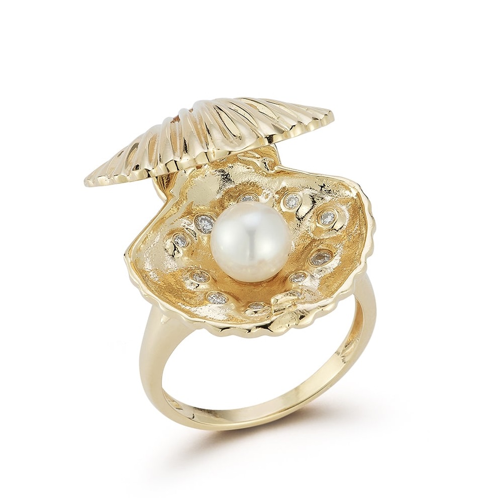 art-inspired jewelry, jewelry inspired by art: Birth of Venus Mateo 14kt Lady Venus Ring