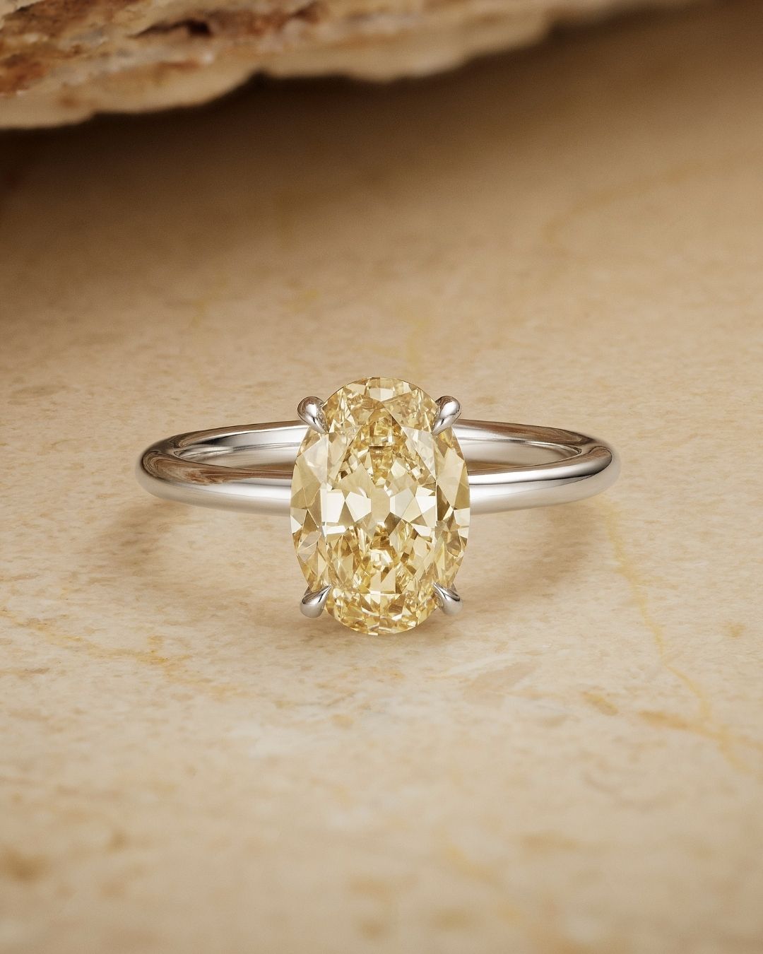 Desert diamonds bridal campaign solitaire ring