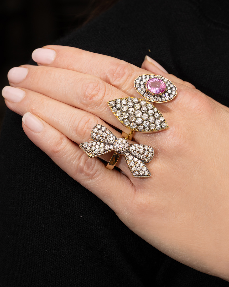 blackened rings