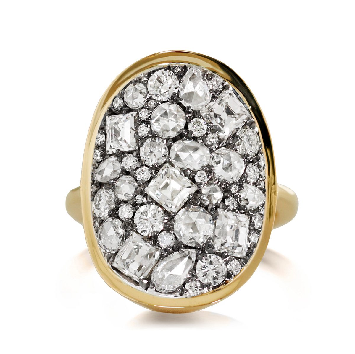 blackened rings