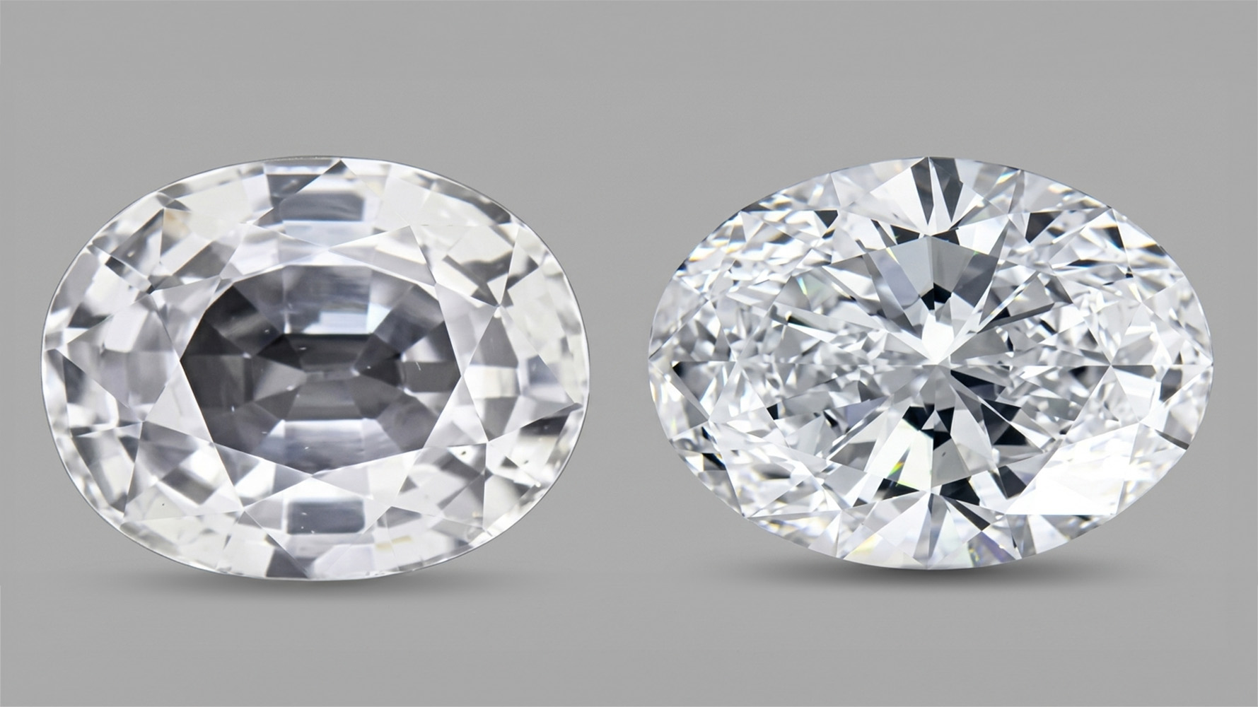 white sapphire vs diamond