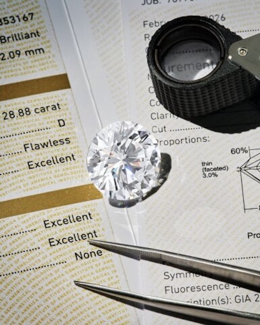 The Jwaneng 28.88 Diamond (Courtesy of Sotheby's)