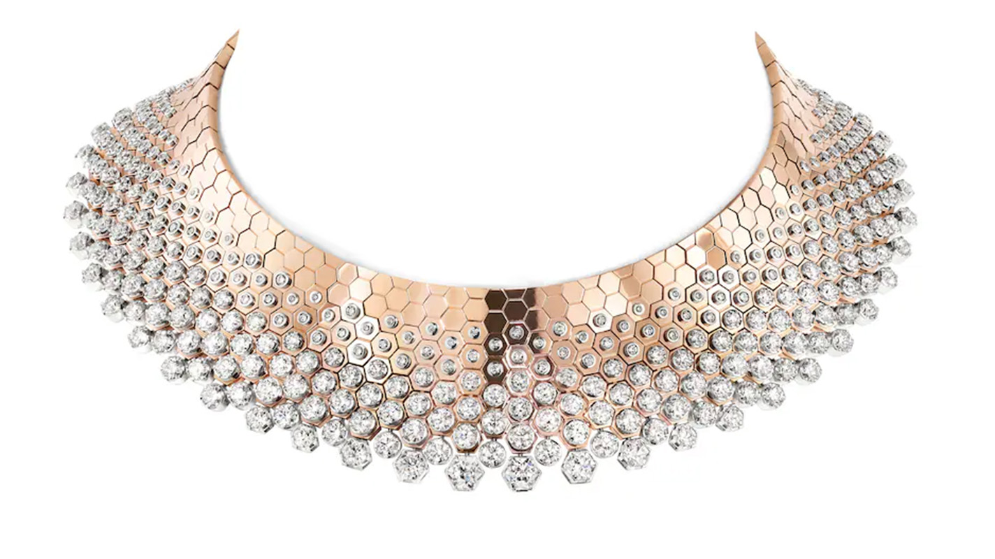 Chaumet Bee de Chaumet Diamond Collar, Price Upon Request, chaumet.com