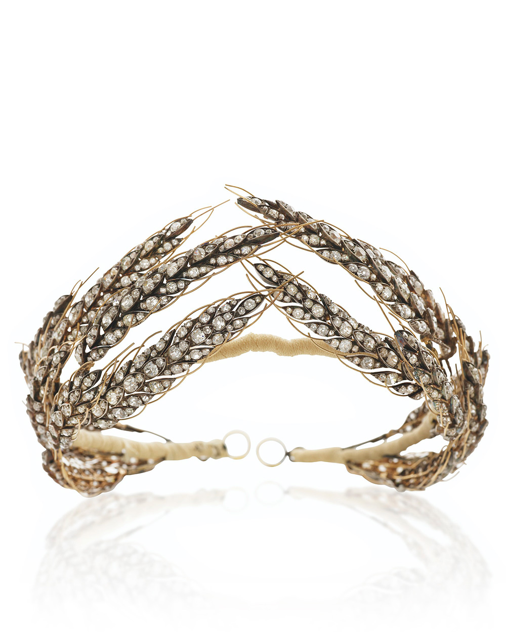 Ears of Wheat Tiara made by Marie Étienne Nitot. (Courtesy of Christie's Auction House)
