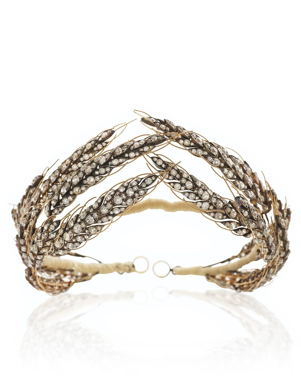 Ears of Wheat Tiara made by Marie Étienne Nitot. (Courtesy of Christie's Auction House)