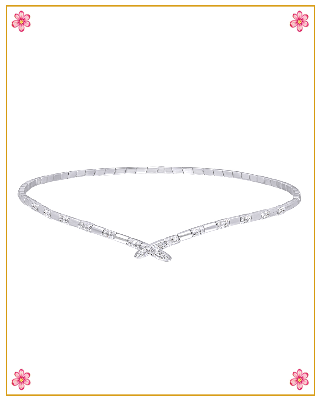 Minimal Diamond Necklace