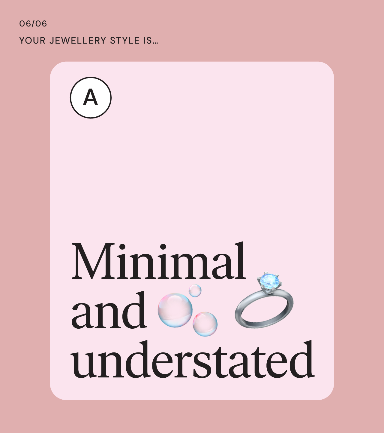 “Your Jewellery Style is…?’’