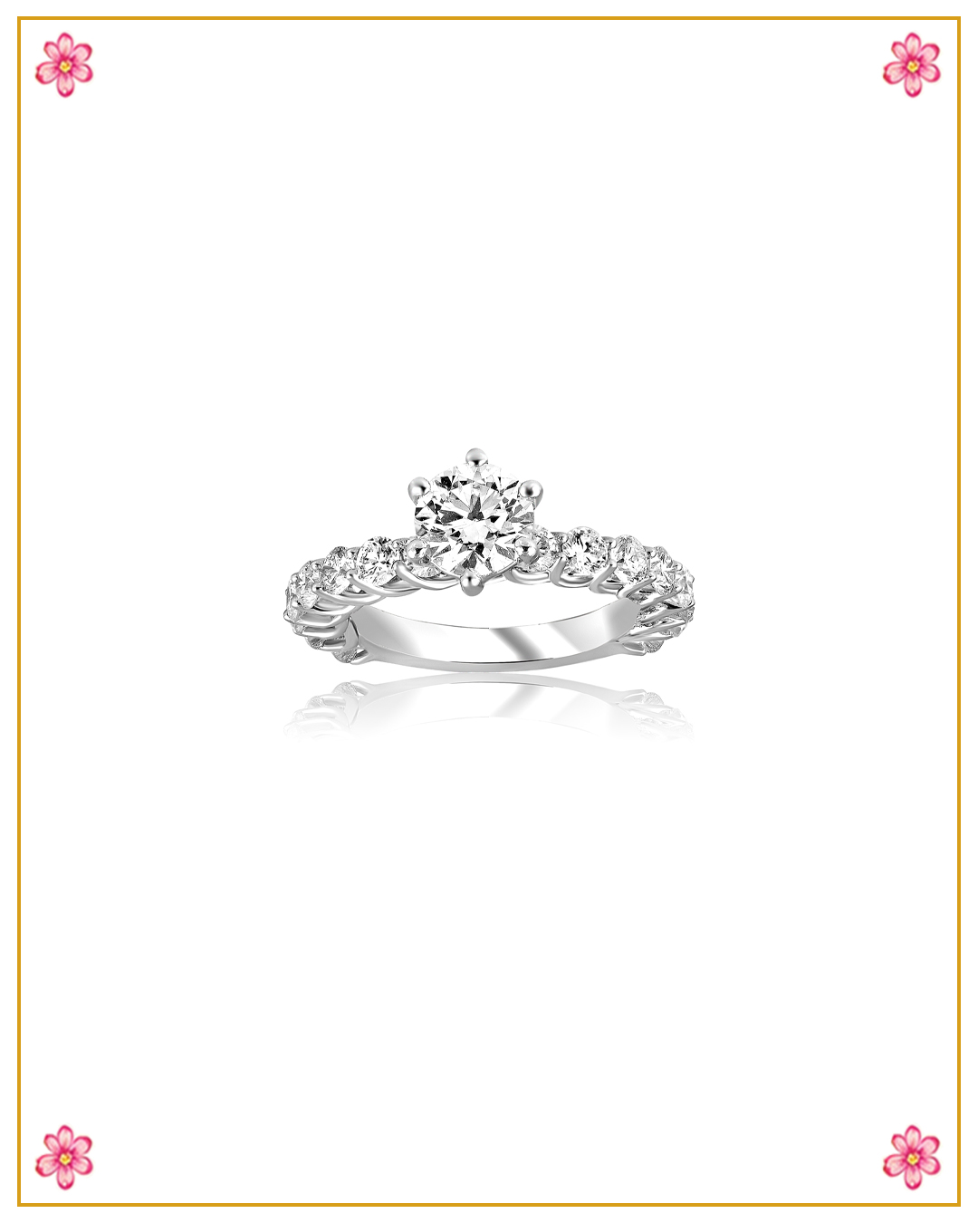 Diamond Ring with multiple small diamonds