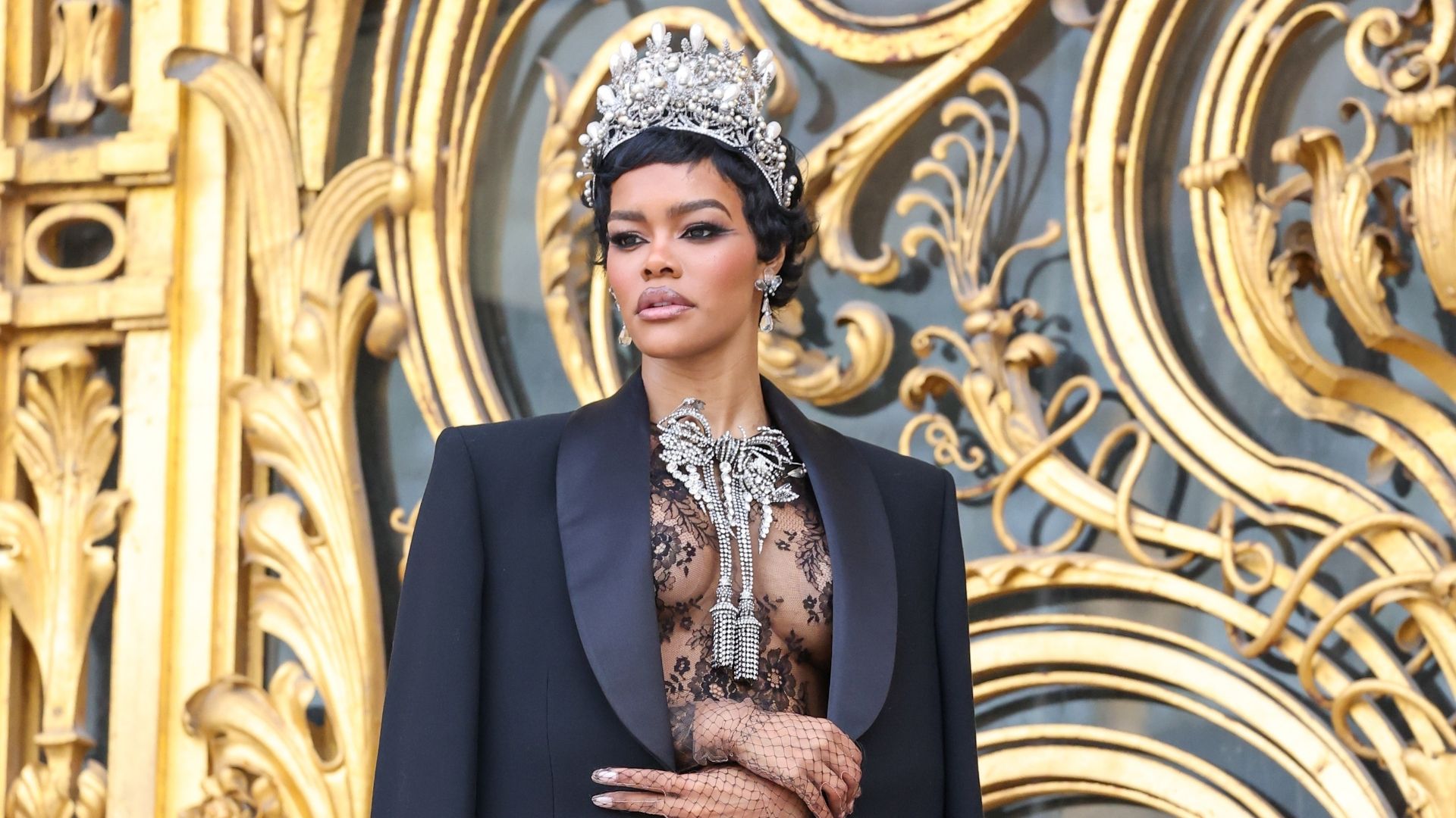 Teyana Taylor Schiaparelli Haute Couture Week Spring/Summer 2026 show