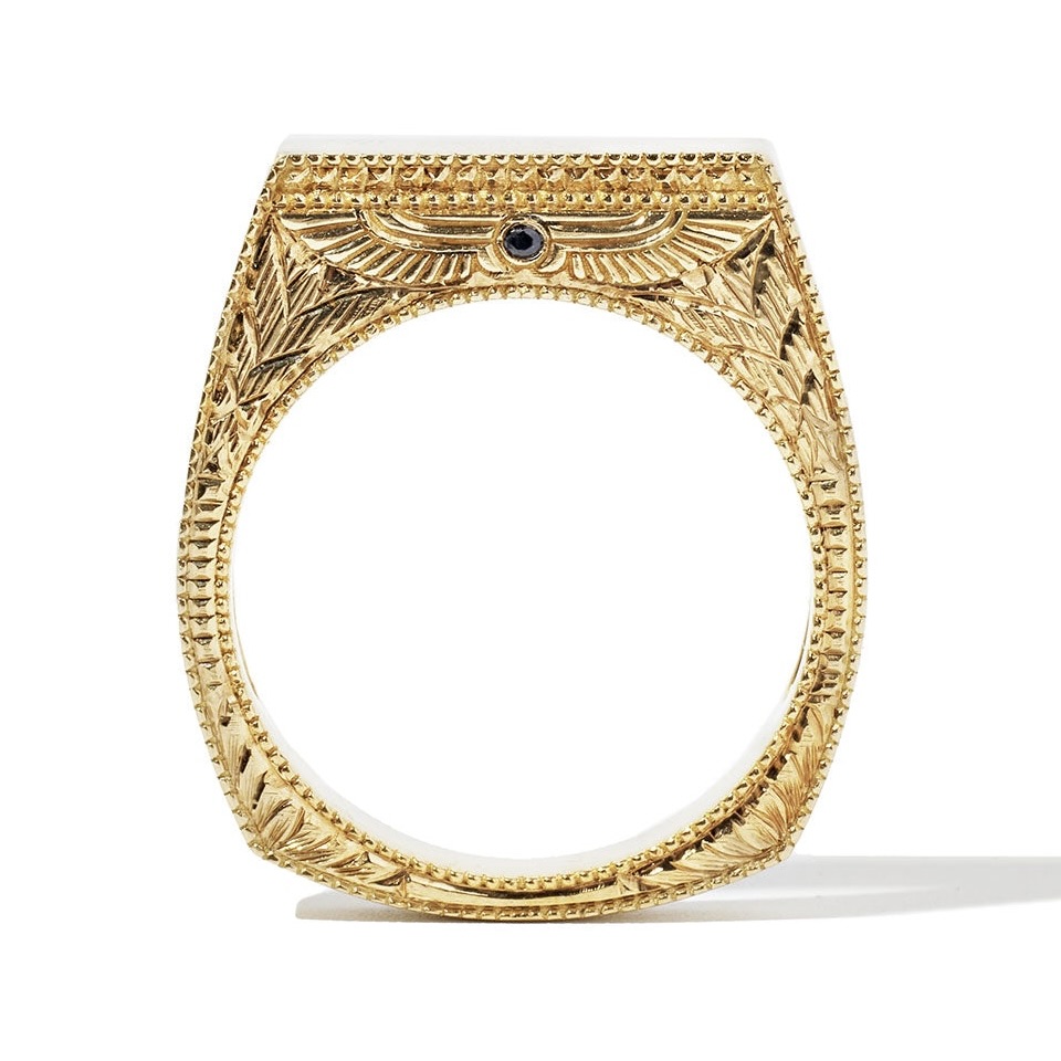 Berlinger Jewelry Willie's Eagle Ring, $6,550, berlingerjewelry.com