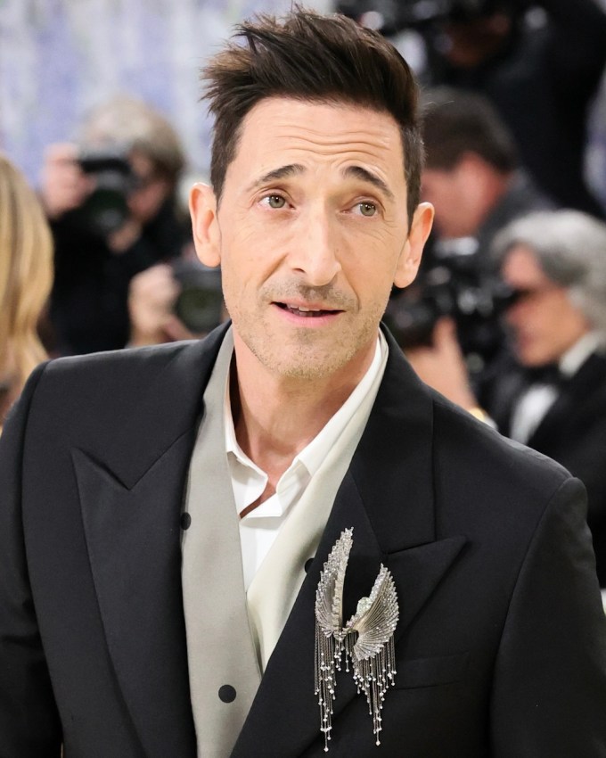 Adrien Brody attends the 2026 Met Gala Men's Diamond Jewelry