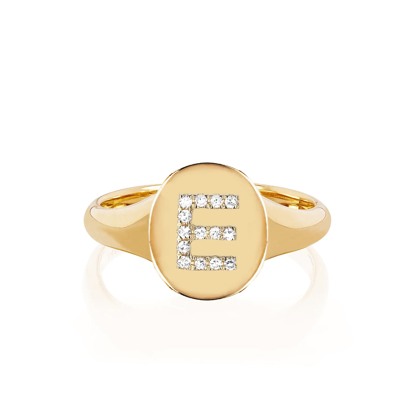 diamond initial ring graduation gifts