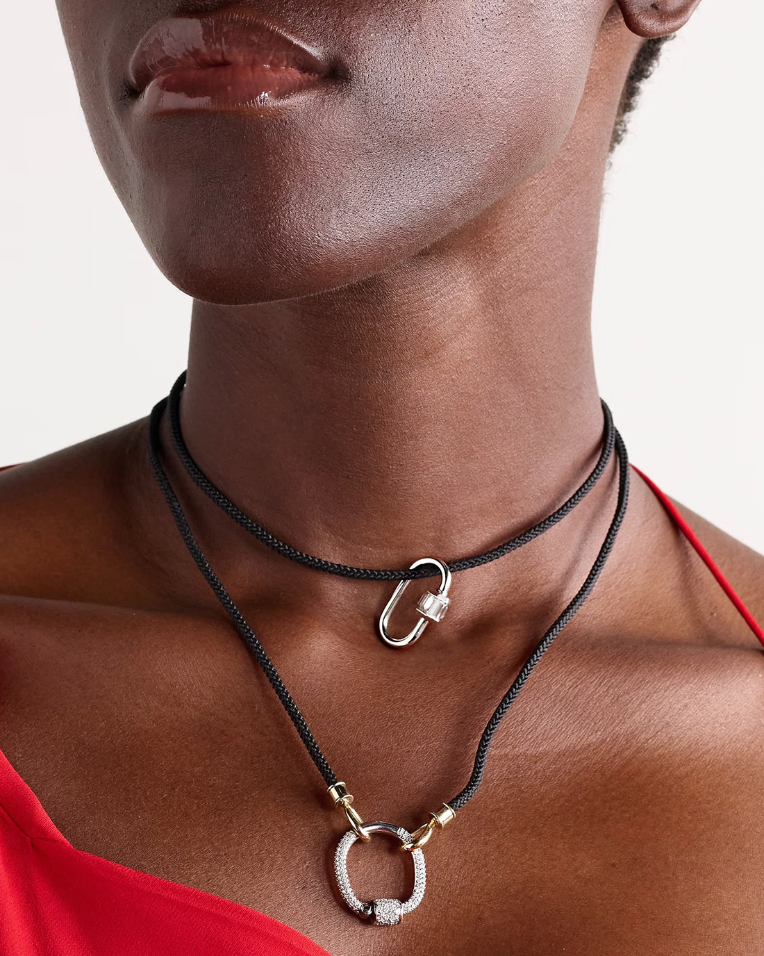 Marla Aaron The String Project cord and diamond necklace, $21,050, net-a-porter.com