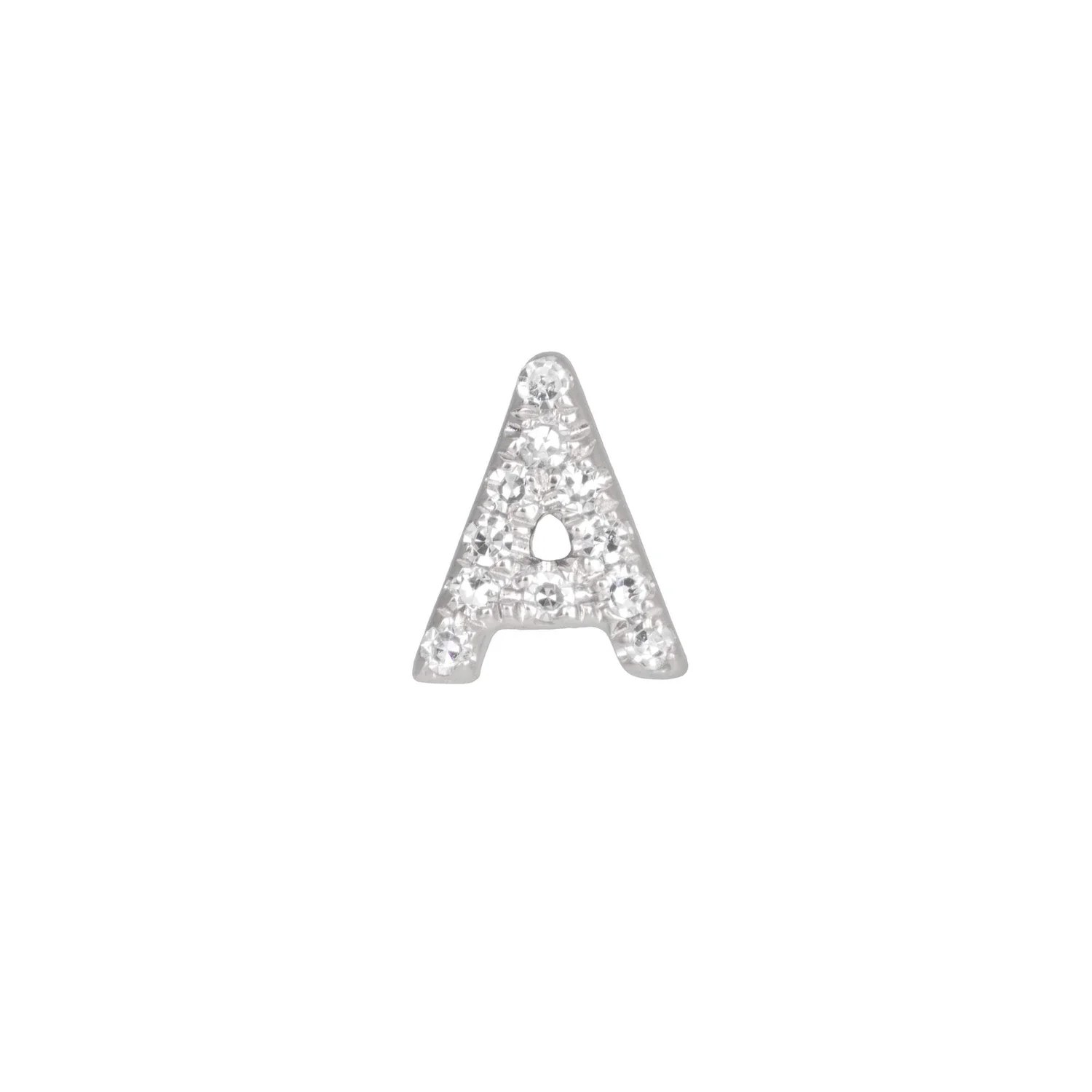 diamond initial stud graduation gifts