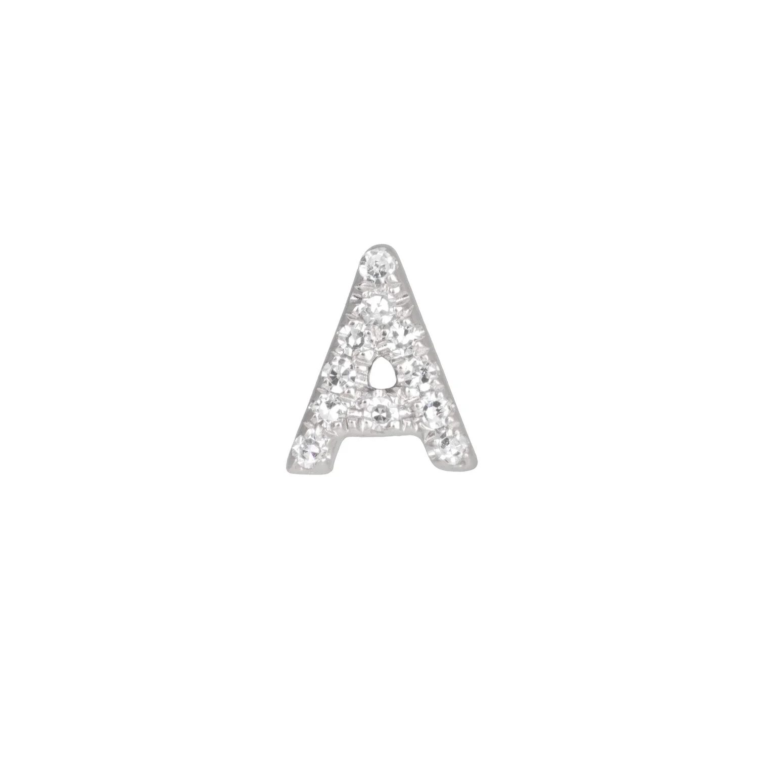 diamond initial stud graduation gifts